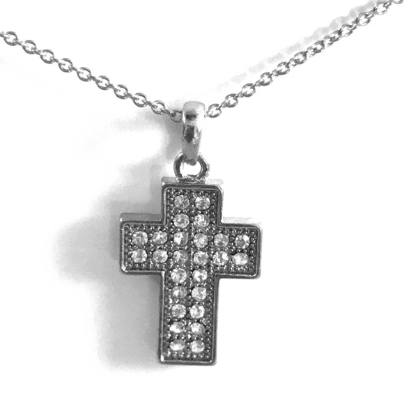 NWT Beautiful cross necklace by Charming Charlie - Picture 2 of 2